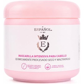 El Español con Stylo Mascarilla para Cabello Dañado 300 g – Tratamiento Capilar de Hidratación Profunda y Reparación – Para Cabello Seco, Maltratado y Químicamente Procesado – Control de Frizz y Brillo