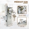 Storefront Door Mortise Lock Swing Deadbolt,Commercial Door Lock Double Cylinder