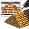 Tondiamo 50 Pcs Drywall Cut Out Bit 1/4 Inch Guide