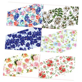 LALAFINA 40pcs Nail Art Stickers Vintage Floral Decals for Women Assorted Color Designs Easy Application for DIY Manicure Patterns Per Set Included