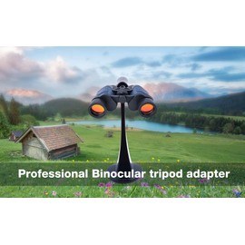 Binocular Adapter, Metal Telescope Tripod Adapter Holder, Universal Holder Mount Bracket for Binocular Telescope