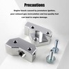 RYANSTAR RACING Billet Aluminum Knock Sensor Relocation Brackets Compatible with