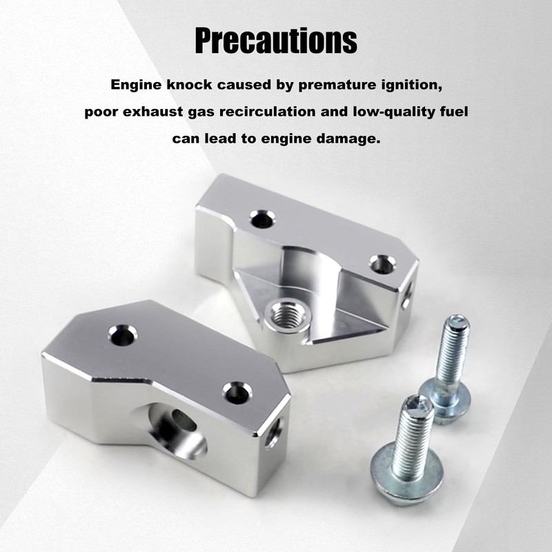 RYANSTAR RACING Billet Aluminum Knock Sensor Relocation Brackets Compatible with