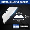 WORKPRO 200-Pack Utility Knife Blades with Dispenser, SK5 Steel Box