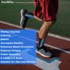 Doc Miller Ankle Brace Compression - Sleeve Socks for Plantar