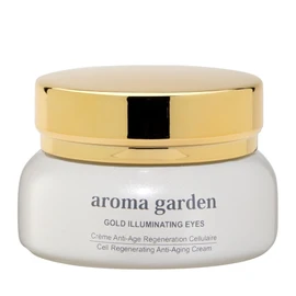 24K Gold Anti-Ageing Eye Cream - Instant Lifting Effect Thanks to Vitamin C & Hyaluronic Acid - Works Against Dark Circles thanks to Aloe Vera and Jojoba Oil Organic & Vegan - For All Skin Types 30 ml
