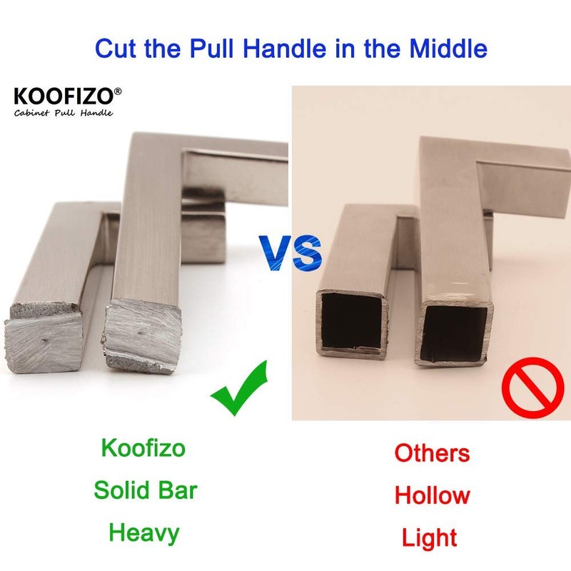 KOOFIZO Oil Rubbed Bronze Cabinet Pulls Bronze Cabinet Handles, 20