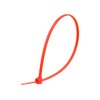 Secure 8 Inch Red 18 lb Miniature Nylon Cable Tie