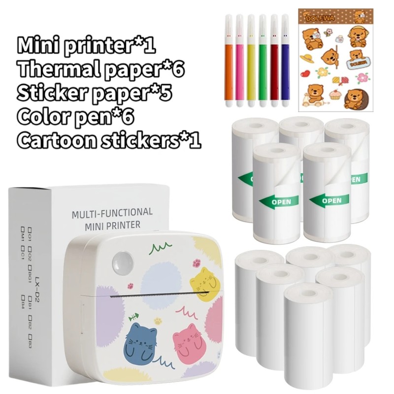 Portable Thermal Label Printer for Home & Work – Bluetooth