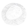 PRETYZOOM Heavy Duty Clear Vinyl Round Fitted Tablecloth 60inch Elastic