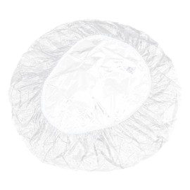 PRETYZOOM Heavy Duty Clear Vinyl Round Fitted Tablecloth 60inch Elastic Waterproof Wipeable Table Cover Plastic Tablecloth Protector for Round Table Transparent