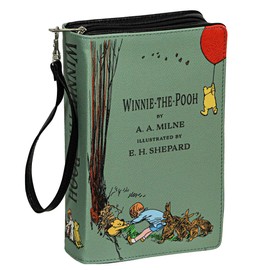 A.A. Milne Vinyl Tote Bag, Green, Multi-Colour, multicoloured