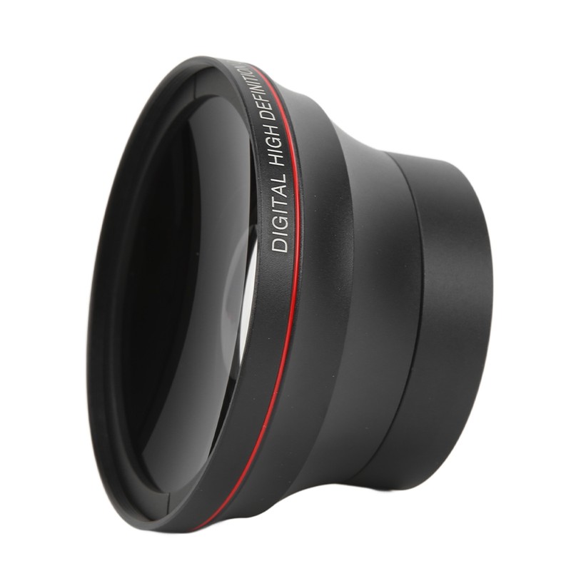 52mm 0.43X Wide Angle Lens Optical Glass Camera Lens with