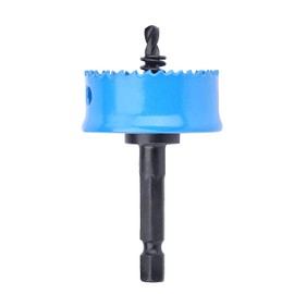 28mm (1-1/10 Inch) Impact Bi-Metal Hole Saw With 1/4" Hex Shank for Thin Sheet Metal and Stainless Steel Board