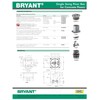 Bryant Electric RF406BR Pre-Assembled Flange, Cover, and Leveling Ring for