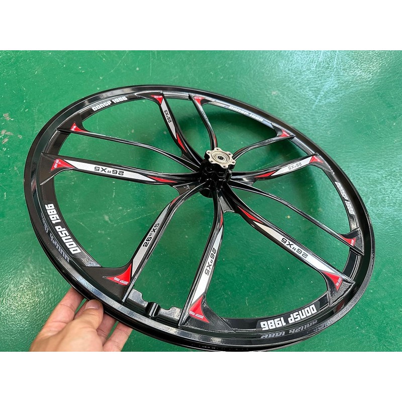 CDHPOWER 26" Rear Magnesium 10 Blads Wheel Only for Rotary