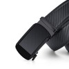 VANNANBA Mens Fashion Leather Belt with Ratchet Automatic Buckle Designer