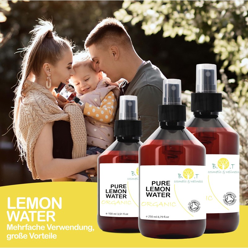 Organic Lemon Hydrol Lemon Blossom Water 100% Natural 100 ml