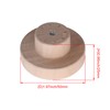 BQLZR 30pcs Wooden Round Mushroom Shape Furniture Pull Knobs Wooden