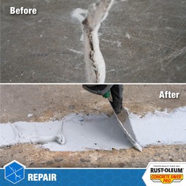 Rust-Oleum Concrete Saver Pro Pre-Mixed Concrete Repair, Gallon, Gray