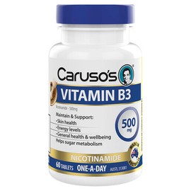 Caruso's Natural Health Vitamin B3 500mg 60 Tablets