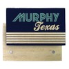 Murphy Texas Souvenir Wooden 2" x 3" Fridge Magnet Retro