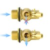 GASHER 1PCS 1/2" 304 Stainless Steel Float Ball Valve with