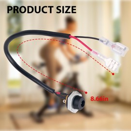 GGTE Exercise Bike Power Plug Connector for Peloton Exercise Bike Power Plug Connector Input Cable Replacement Part (Not for Bike Plus)