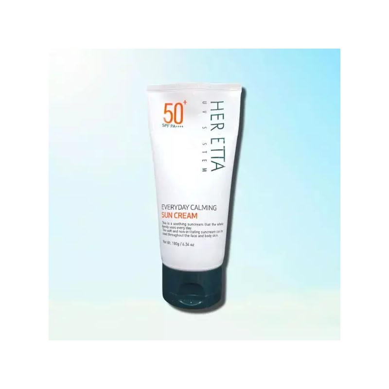 Herietta 웰코스 헤리에타 에브리데이 카밍 선크림 180g Wellcos Herieta Everyday