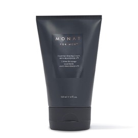 MONAT For Men Essential Shaving Cream - Natural Shaving Cream Includes Shea Butter, Coconut Oil, Aloe Vera, Ginger Root Extract, Panthenol, Avena Care & Coffee Seed Oil - Net Wt. 120 ml / 4 fl. oz.