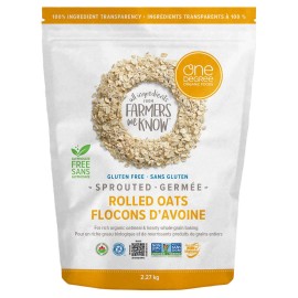 One Degree Organic Foods, Gluten Free Sprouted Rolled Oats, 2.27kg/5 lbs.