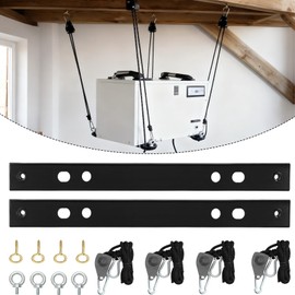 Heavy-Duty Hanging Kit Easily Raises And Lowers Dehumidifier, Helps Reduce Dehumidifier Noise And Vibration, Hanging Kit Improves Space Utilization, For Crawl Space, Basement, 300 Lb. Weight Capacity