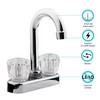 Dura Faucet DF-PB150A-CP RV Swivel Bar Faucet with Clear Acrylic