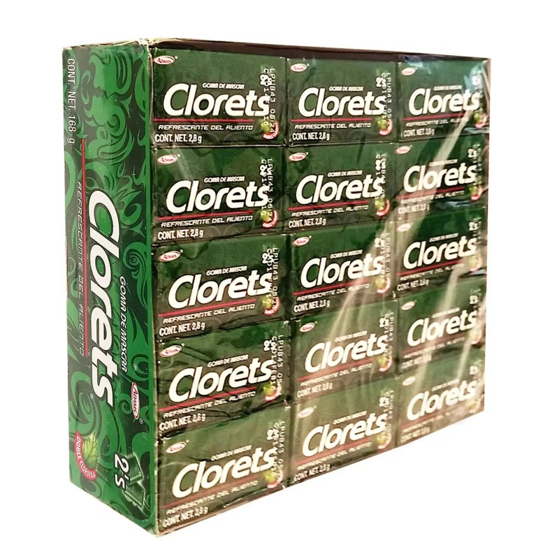 Clorets Gums, 4 PACK! Clorets 60 Pack Mint Flavored Gum