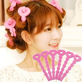 Hyori Stick Curl Groof 6-piece Sponge Hair Rollers for Curling & Setting Waves 1 Set (6 Pieces) 5ea