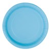 Unique 30899EU Eco-Friendly Paper Plates-23 cm-Baby Blue Colour-16 Count (Pack