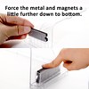 4 Pack Transparent Adjustable Air Deflector for Vents, Sidewalls and