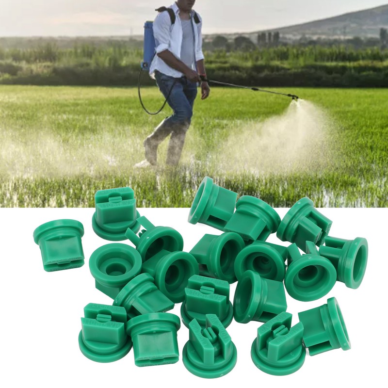 20pcs Flat Fan Spray Tip High Pressure Plastic Agricultural Sprayer