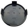 1 x Alutec Hub Cap 61 mm Black Gloss (N62)