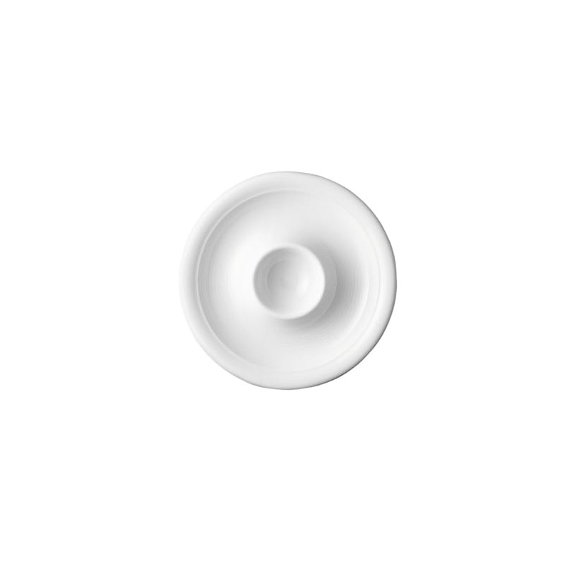 Trend White Egg Cup with Tray