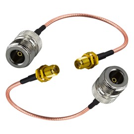 urcianow N Female to SMA Female RG316 Coaxial Cable N to SMA Female 50 Ohm Low Loss N to SMA Cable for Router Antenna Signal Amplifier Wireless Adapter for GPS Radio