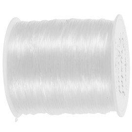 KOMBIUDA 1 Roll Heavy Duty Fishing Line Wear Resistant Transparent Nylon Wire for Outdoor and Portable Angling for Sea Lake and