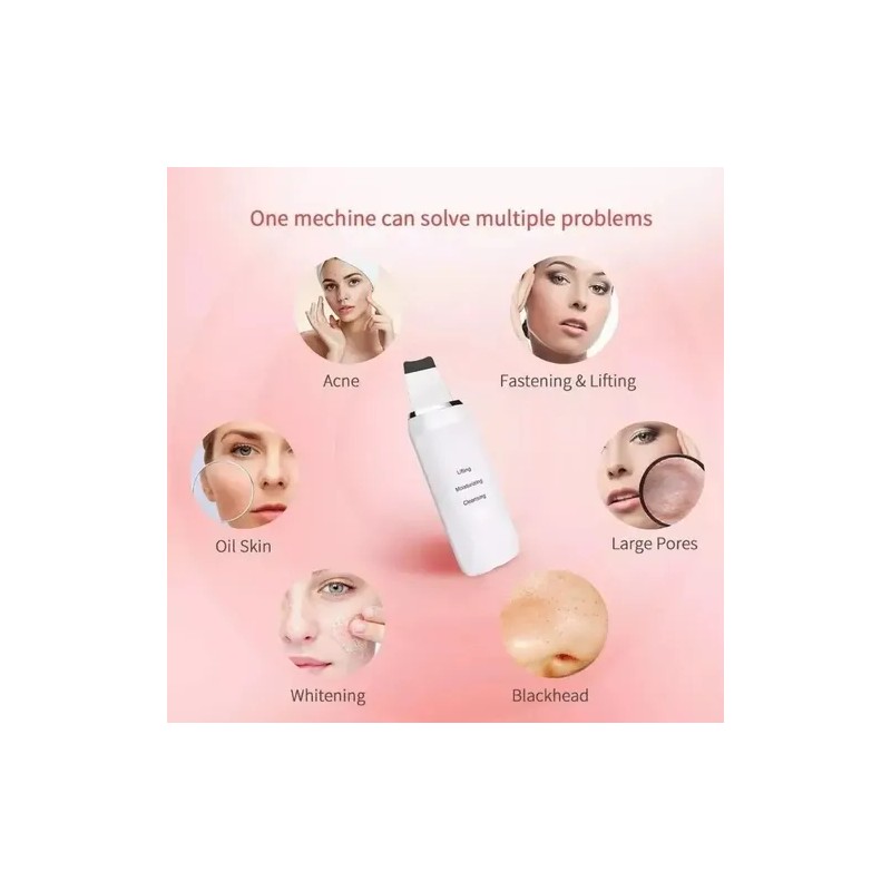 Limpiador Facial Ultrasonico Skin Scrubber Ultrasonic Facial Skin Scrubber Exfoliator
