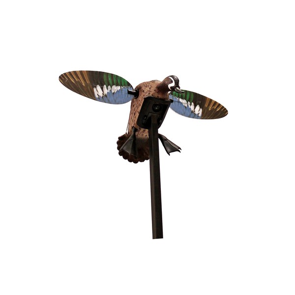 MOJO Outdoors Elite Series Spinning Wing Duck Decoy, Duck Hunting and Gear Accessories, Blue Wing Tea - Remote Ready,Blue Wing Teal,One Size,HW2475