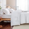AveLom White Comforter Queen Size Set with Sheets - 7