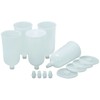 Central Pneumatic Air Spray Gun Disposable Paint Cups, 5pc