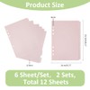 SUPERFINDINGS 12 Sheets A5 Index Binder Dividers 8.27 x 6.16