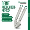 Chefkoch trifft Fackelmann - Premium Garlic Press Made of High-Quality
