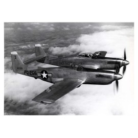 F-82E NORTH AMERICAN TWIN MUSTANG PISTON ENGINE FIGHTER PLANE AIR-FORCE 5X7