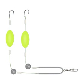Catfish Rigs,Saltwater Flounder Rigs - Fish Supplies Tackle for Trolling Jigging Saltwater Backpacking Travel Family Friends Adventures